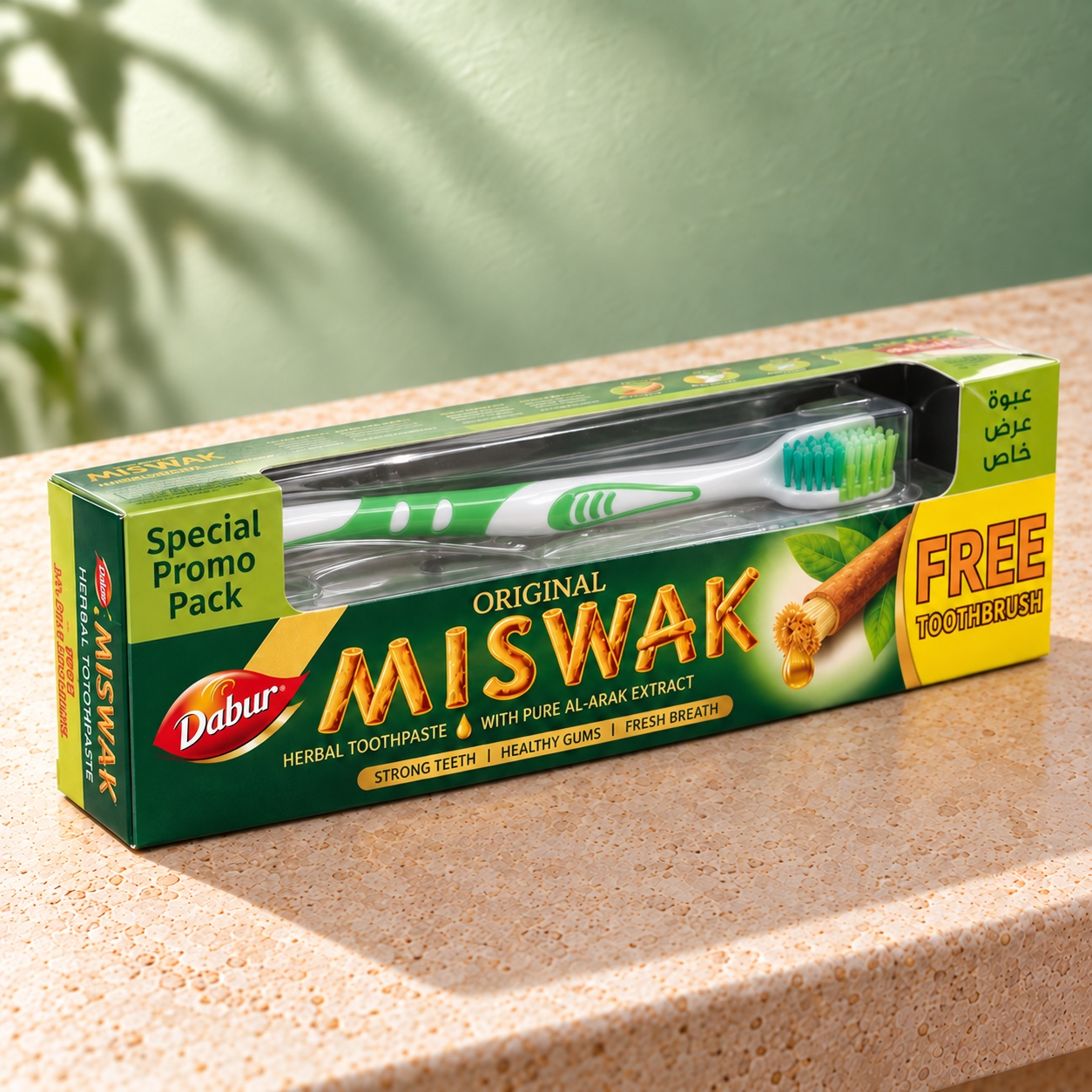 Pack Miswak Original + brosse à dents — Dabur