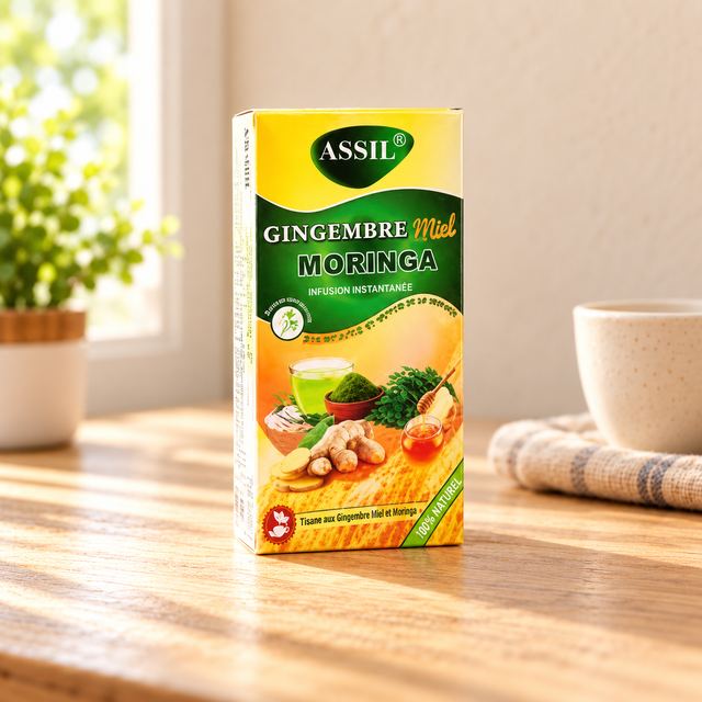 Boisson instantanée Ginger Honey Moringa