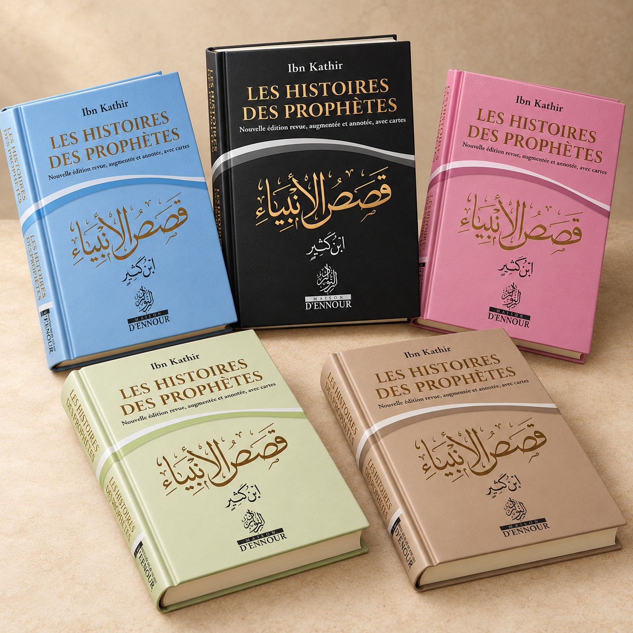 Les Histoires des Prophètes, Ibn Kathîr, Maison d'Ennour, nouvelle édition, plusieurs coloris