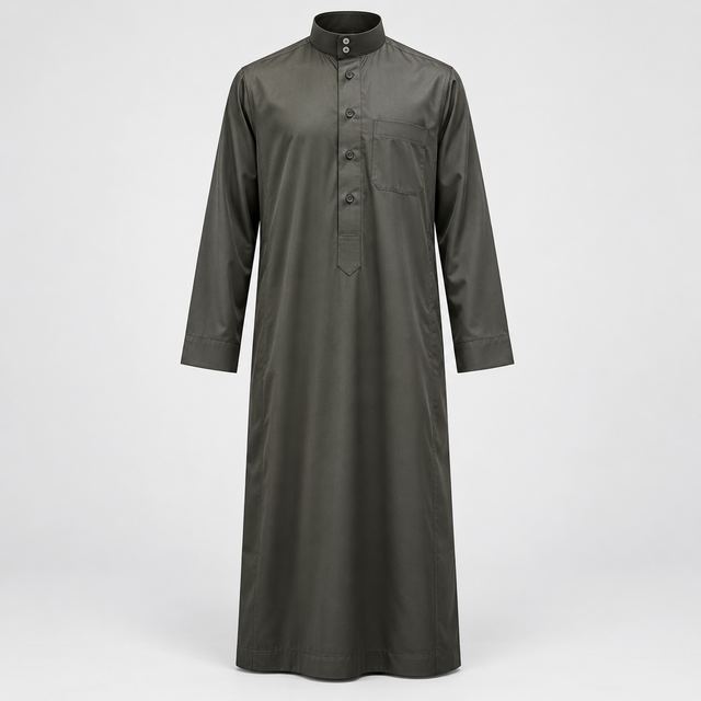 Qamis Olive Anthracite